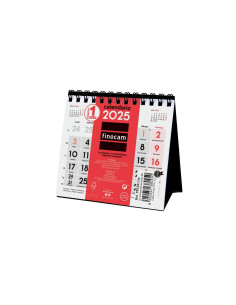 FINOCAM CALENDARIO DE SOBREMESA NÚMEROS GRANDES XXS-110X100MM NEUTRO 2025
