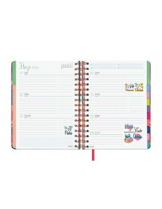 FINOCAM AGENDA ANUAL TALKUAL ESPIRAL 4-155X217MM SVH FLOR 2025 2