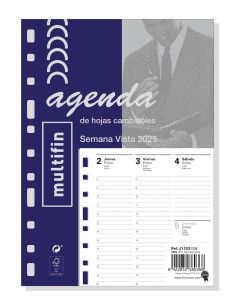 FINOCAM RECAMBIO AGENDA ANUAL MULTIFIN 3002-155X215MM SVV 2025