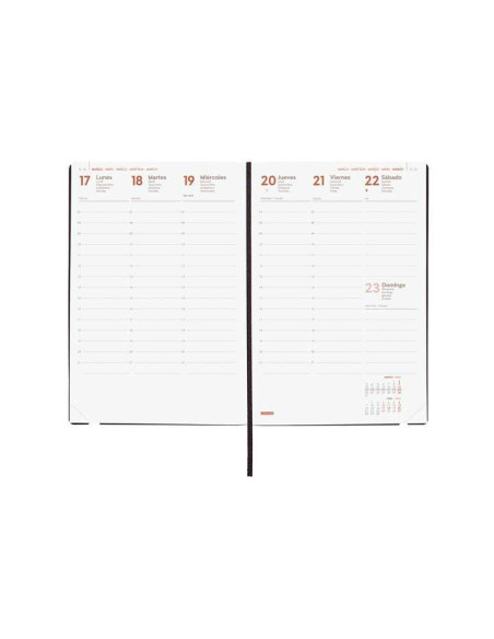FINOCAM AGENDA ANUAL DYNAMIC MARA Y10-140X204MM SVV ROJO 2025