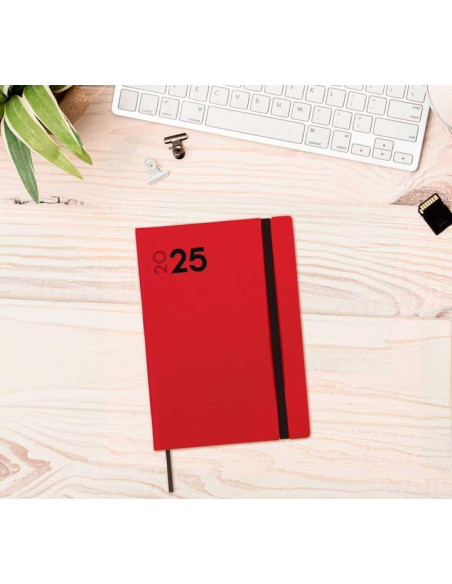 FINOCAM AGENDA ANUAL DYNAMIC MARA Y10-140X204MM SVV ROJO 2025