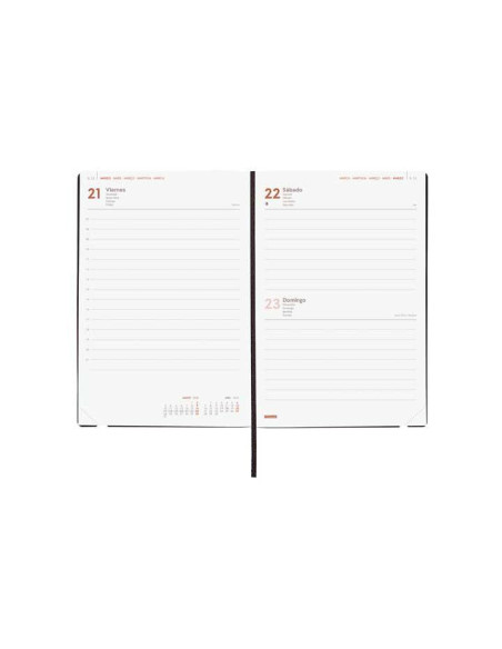 FINOCAM AGENDA ANUAL DYNAMIC MARA Y10-140X204MM 1DP NEGRO 2025