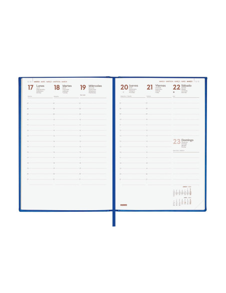 FINOCAM AGENDA ANUAL DYNAMIC LONDON Y10-140X204MM SVV AZUL 2025