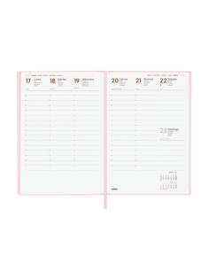 FINOCAM AGENDA ANUAL DYNAMIC LONDON Y10-140X204MM SVV ROSA 2025 2