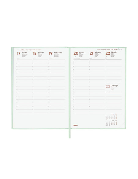 FINOCAM AGENDA ANUAL DYNAMIC LONDON Y10-140X204MM SVV MENTA 2025