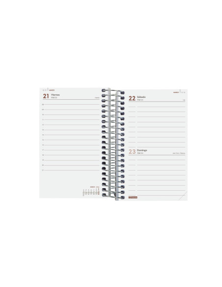 FINOCAM AGENDA ANUAL YEAR ESPIRAL E3-79X127MM 1DP ROJO 2025