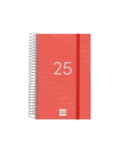 FINOCAM AGENDA ANUAL YEAR ESPIRAL E5-117X181MM 1DP ROJO 2025