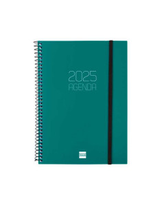 FINOCAM AGENDA ANUAL OPAQUE ESPIRAL E10-155X212MM SVH VERDE 2025