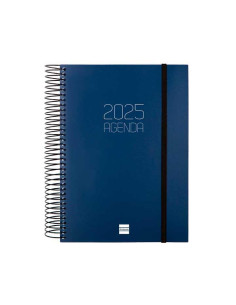 FINOCAM AGENDA ANUAL OPAQUE ESPIRAL E10-155X212MM 1DP AZUL 2025