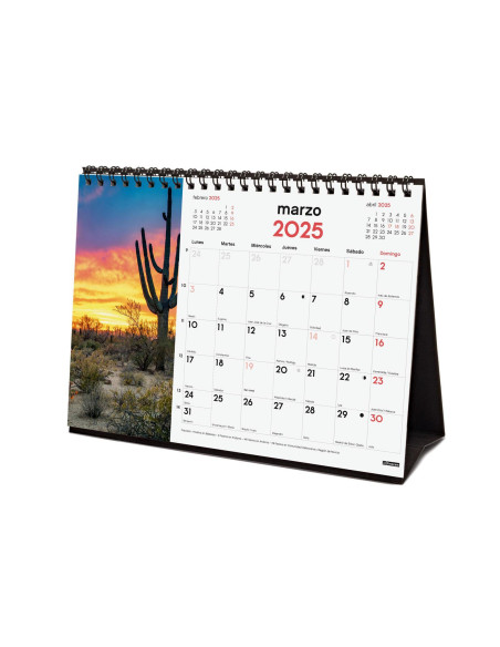 FINOCAM CALENDARIO DE SOBREMESA PARA ESCRIBIR S-210X150MM IMÁGENES ATARDECERES MÁGICOS 2025
