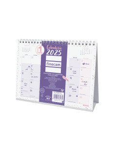 FINOCAM CALENDARIO DE SOBREMESA PARA ESCRIBIR S-210X150MM CHIC MORADO 2025