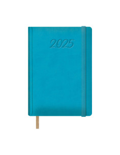 DOHE AGENDA ANUAL SAMBA 15X21CM DP AZUL TURQUESA 2025