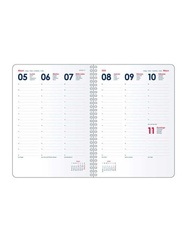 AGENDA 2026 DOHE SYNCRO SEMANA VISTA VERTICAL 15x21cm CASTELLANO