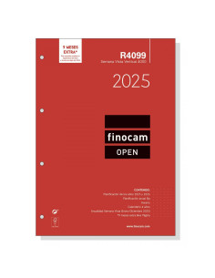 FINOCAM RECAMBIO ANUAL OPEN R4099 4000-210X297MM SVV 2025