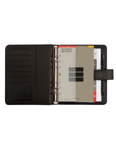 FINOCAM AGENDA ORGANIZADOR OPEN TROYA 1000-155X215MM SVV NEGRO 2025 2