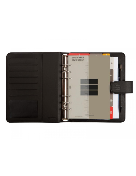 FINOCAM AGENDA ORGANIZADOR OPEN TROYA 1000-155X215MM SVV NEGRO 2025