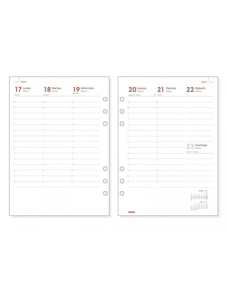 FINOCAM AGENDA ORGANIZADOR OPEN TROYA 1000-155X215MM SVV NEGRO 2025