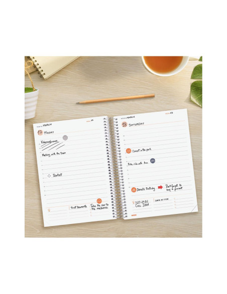 FINOCAM AGENDA SIN FECHAR ESPIRAL E10 1DP MYTIME