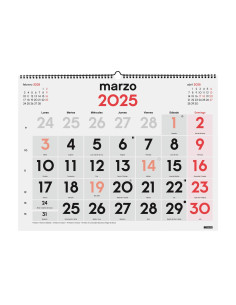 FINOCAM CALENDARIO DE PARED MIXTO XL-540X420MM NEUTRO 2025 2