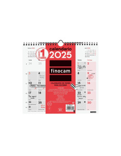FINOCAM CALENDARIO DE PARED PARA ESCRIBIR M-265X245MM NEUTRO 2025