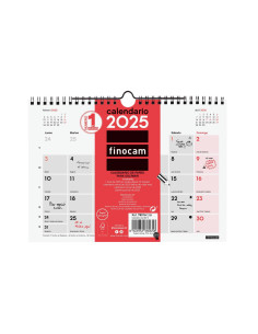 FINOCAM CALENDARIO DE PARED PARA ESCRIBIR S-210X150MM NEUTRO 2025