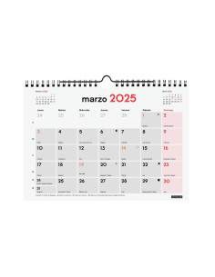 FINOCAM CALENDARIO DE PARED PARA ESCRIBIR S-210X150MM NEUTRO 2025 2