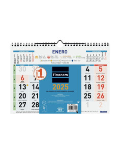 FINOCAM CALENDARIO DE PARED NÚMEROS GRANDES 300X210MM COLOR 2025