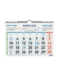 FINOCAM CALENDARIO DE PARED NÚMEROS GRANDES 300X210MM COLOR 2025 2