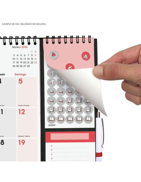FINOCAM CALENDARIO DE PARED PLUS-215X325MM NEUTRO 2025