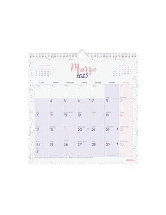 FINOCAM CALENDARIO DE PARED PARA ESCRIBIR 300X300MM CHIC MORADO 2025 2