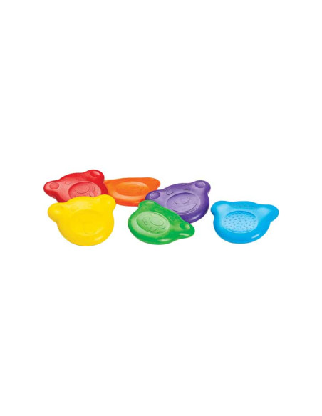 CARIOCA CERAS TEDDY 1 CON FORMA DE OSITO COLORES SURTIDOS ESTUCHE 6 UD
