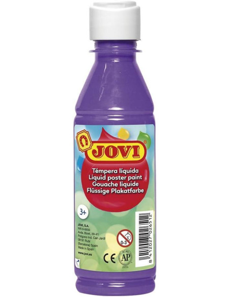 JOVI TÉMPERA LÍQUIDA VIOLETA BOTELLA DE 250ML