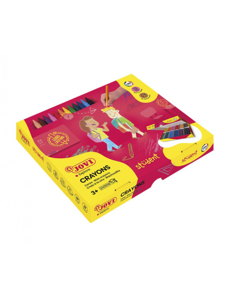 CAJA 300 LÁPICES DE CERA JOVI CRAYONS STUDENT