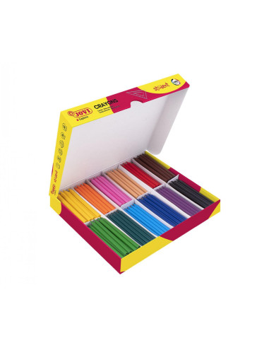 CAJA 300 LÁPICES DE CERA JOVI CRAYONS STUDENT