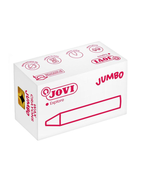 ESTUCHE 12 CERAS JOVI WAX CRAYONS JUMBO