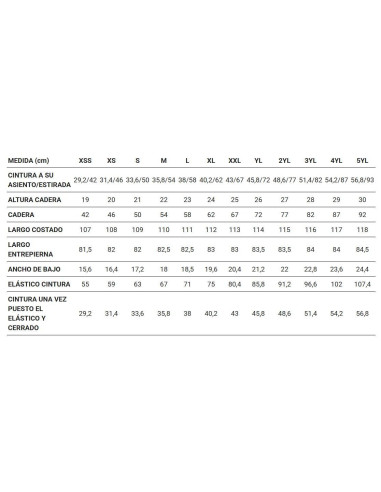 PANTALÓN SANITARIO SARGA RED LINE