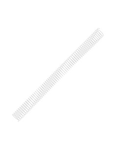 ESPIRAL METALICA GBC paso 51 BLANCA  24 mm CAJA de 100