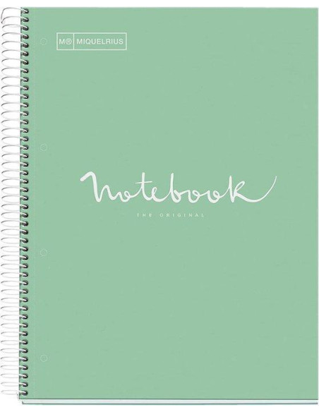 CUADERNO MIQUEL RIUS NOTEBOOK 5 EMOTIONS CARTÓN 120h A4 5x5 PASTEL
