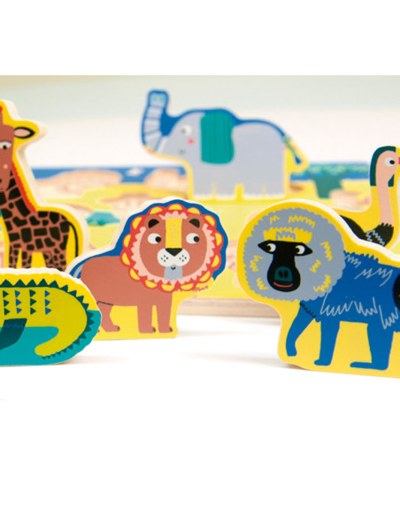 PUZZLE 7 PIEZAS ANDREU TOYS JUNGLE