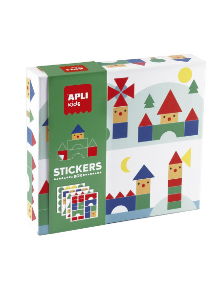 JUEGO DE GOMETS APLI KIDS GEOMÉTRICOS PUEBLOS