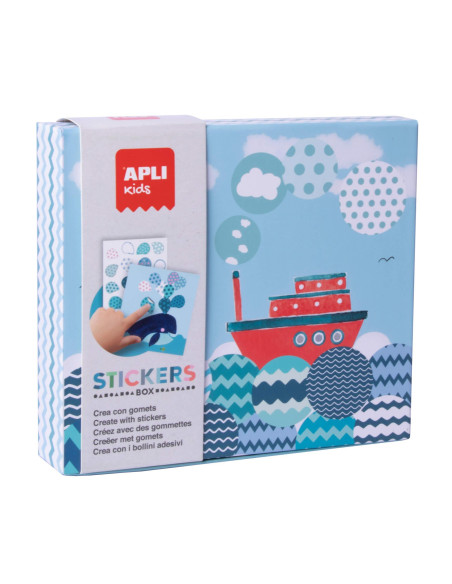 STICKERS GAME RS APLI KIDS CAJA CARTON BARCO