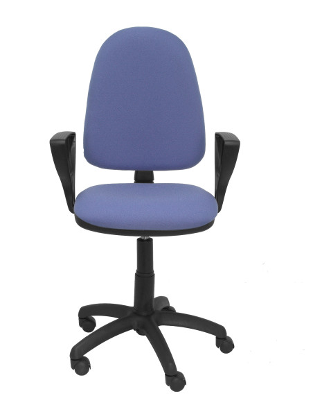 SILLA PIQUERAS Y CRESPO AYNA BRAZOS FIJOS MECANISMO CONTACTO PERMANENTE CON REGULACION DE PROFUNDIDAD ASIENTO Y RESPALDO TAPIZAD