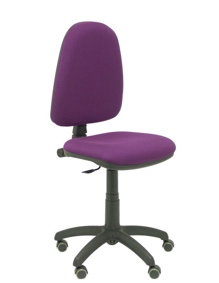 SILLA PIQUERAS Y CRESPO AYNA MECANISMO CONTACTO PERMANENTE RUEDAS de PARQUET ASIENTO Y RESPALDO TAPIZADO BALI MORADO