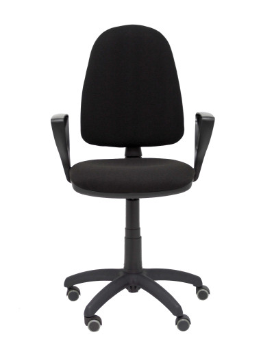 SILLA OPERATIVA AYNA BALI CON BRAZOS FIJOS Y RUEDAS DE PARQUE