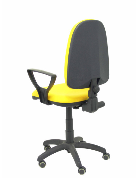 SILLA PIQUERAS Y CRESPO AYNA BRAZOS FIJOS MECANISMO CONTACTO PERMANENTE REGULACION DE PROFUNDIDAD RUEDAS de PARQUET ASIENTO Y RE