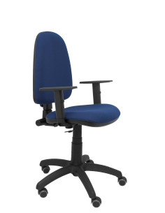 SILLA OPERATIVA AYNA BALI CON BRAZOS REGULABLES Y RUEDAS DE PARQUÉ