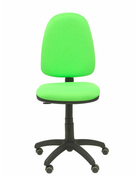SILLA PIQUERAS Y CRESPO AYNA MECANISMO CONTACTO PERMANENTE RUEDAS de PARQUET ASIENTO Y RESPALDO TAPIZADO BALI VERDE PISTACHO