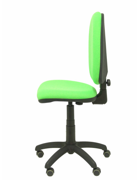 SILLA PIQUERAS Y CRESPO AYNA MECANISMO CONTACTO PERMANENTE RUEDAS de PARQUET ASIENTO Y RESPALDO TAPIZADO BALI VERDE PISTACHO