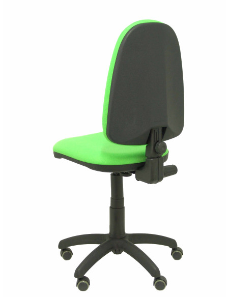 SILLA PIQUERAS Y CRESPO AYNA MECANISMO CONTACTO PERMANENTE RUEDAS de PARQUET ASIENTO Y RESPALDO TAPIZADO BALI VERDE PISTACHO