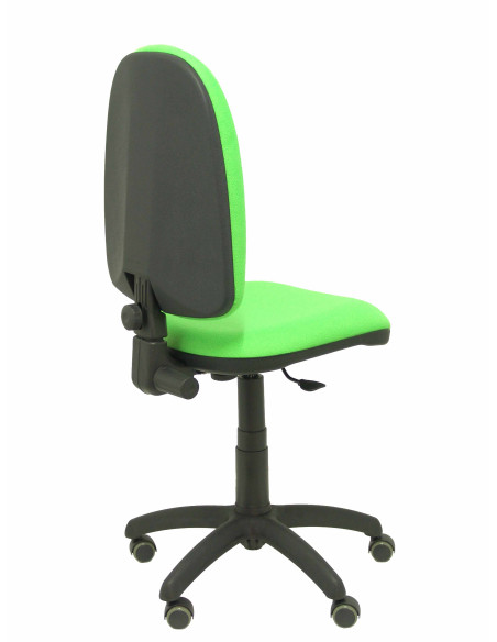SILLA PIQUERAS Y CRESPO AYNA MECANISMO CONTACTO PERMANENTE RUEDAS de PARQUET ASIENTO Y RESPALDO TAPIZADO BALI VERDE PISTACHO